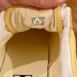 Women’s Yellow Vans